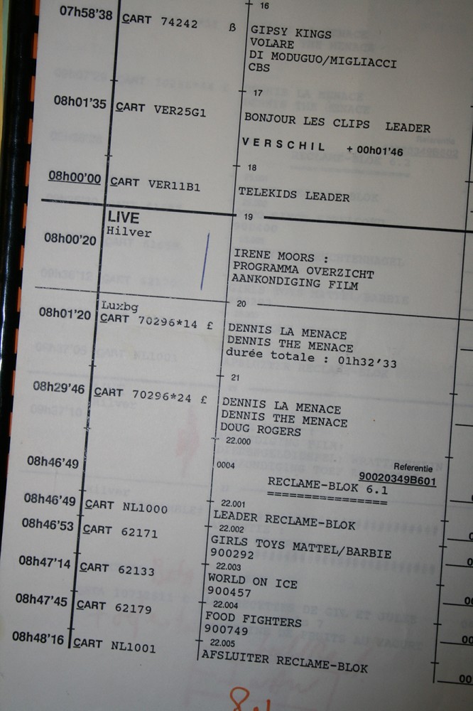 Running Order